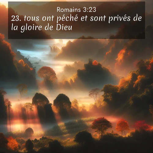 image nature avec verset biblique de la Bible