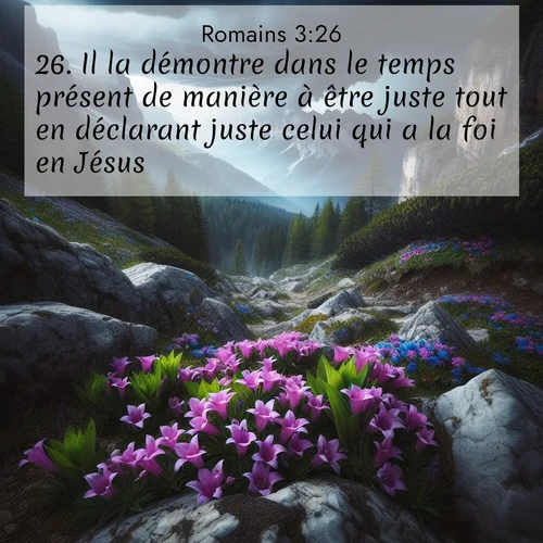 image nature avec verset biblique de la Bible