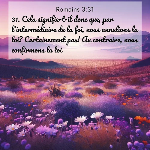 image nature avec verset biblique de la Bible