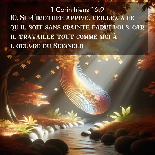 image nature avec verset biblique de la Bible