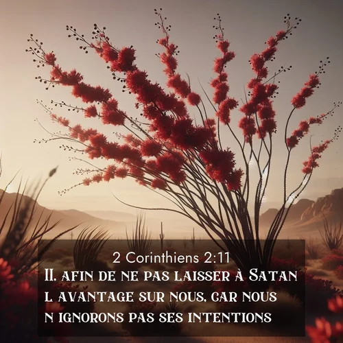 image nature avec verset biblique de la Bible
