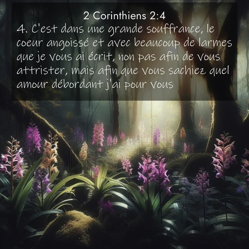 image nature avec verset biblique de la Bible