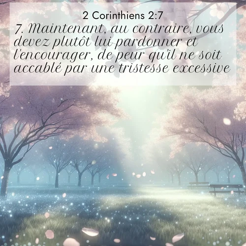 image nature avec verset biblique de la Bible