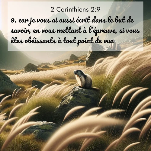 image nature avec verset biblique de la Bible