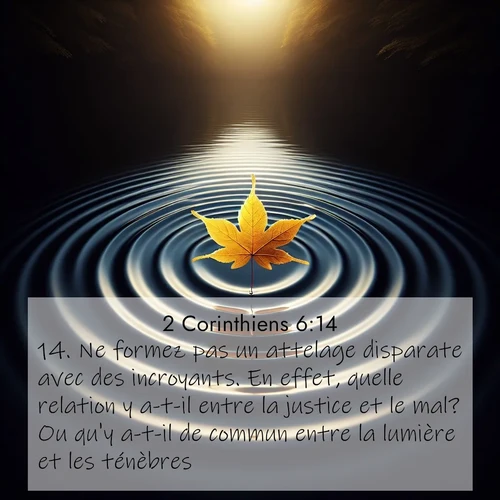 image nature avec verset biblique de la Bible