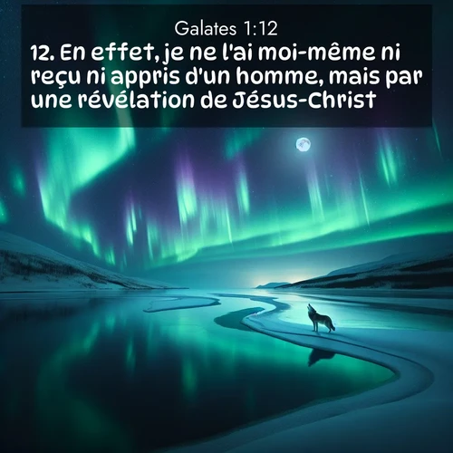 Segond21 Galates  ; image nature: image avec le verset biblique :En effet, je ne l&#039;ai moi-même ni reçu ni appris d&#039;un homme, mais par une révélation de Jésus-Christ. ;  ; 1:12