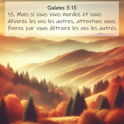image nature avec verset biblique de la Bible