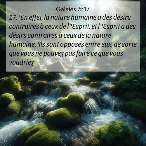 image nature avec verset biblique de la Bible
