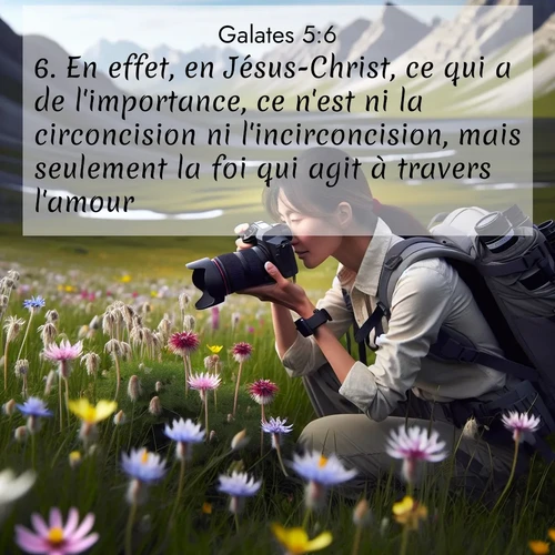 image nature avec verset biblique de la Bible