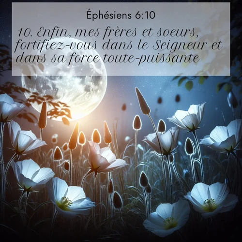 image nature avec verset biblique de la Bible