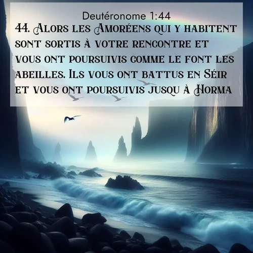 image nature avec verset biblique de la Bible
