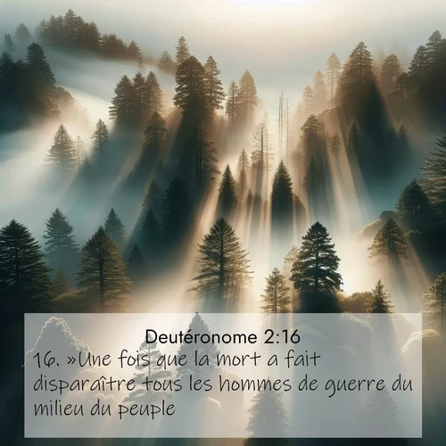 Segond21 Deutéronome  ; image nature: image avec le verset biblique :»Une fois que la mort a fait disparaître tous les hommes de guerre du milieu du peuple, ;  ; 2:16