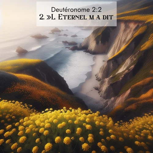 Segond21 Deutéronome  ; image nature: image avec le verset biblique :»L&#039;Eternel m&#039;a dit: ;  ; 2:2