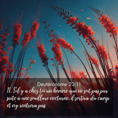 image nature avec verset biblique de la Bible