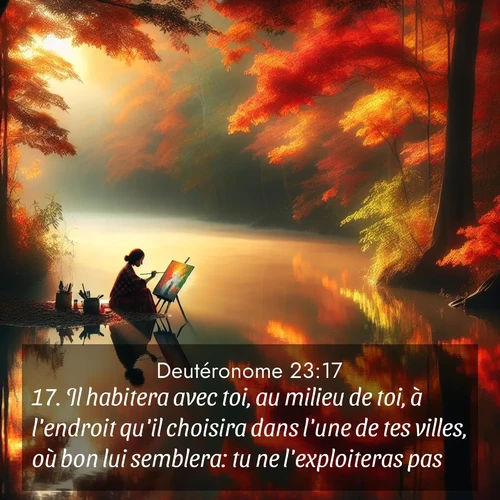 image nature avec verset biblique de la Bible