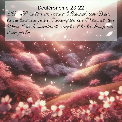 image nature avec verset biblique de la Bible