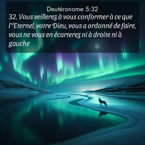 Segond21 Deutéronome  ; image nature: image avec le verset biblique :Vous veillerez à vous conformer à ce que l&#039;Eternel, votre Dieu, vous a ordonné de faire, vous ne vous en écarterez ni à droite ni à gauche. ;  ; 5:32