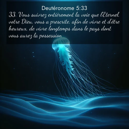 Segond21 Deutéronome  ; image nature: image avec le verset biblique :Vous suivrez entièrement la voie que l&#039;Eternel, votre Dieu, vous a prescrite, afin de vivre et d&#039;être heureux, de vivre longtemps dans le pays dont vous aurez la possession.&#039; ;  ; 5:33