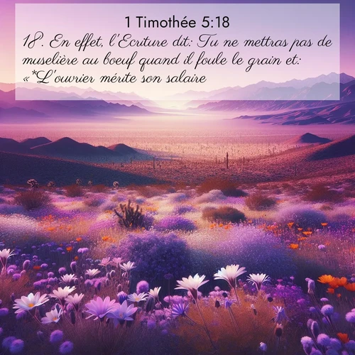 image nature avec verset biblique de la Bible