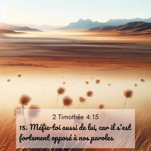 image nature avec verset biblique de la Bible