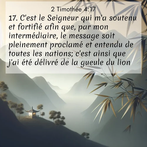 image nature avec verset biblique de la Bible