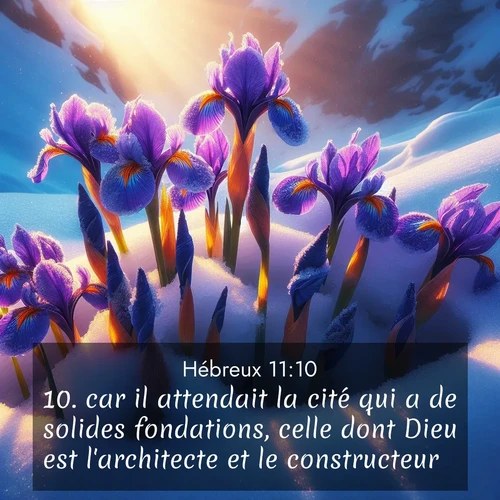 image nature avec verset biblique de la Bible