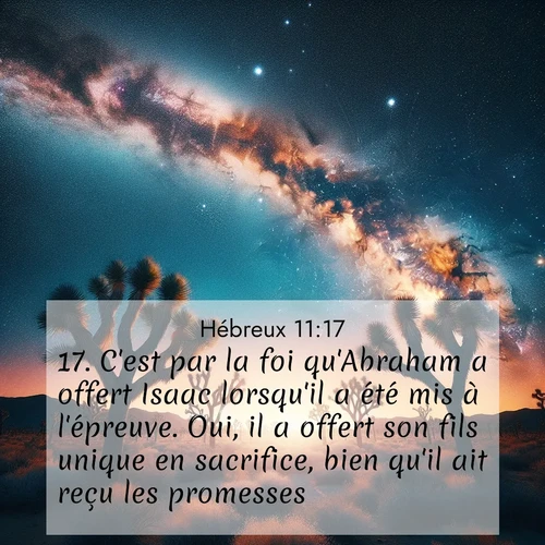 image nature avec verset biblique de la Bible