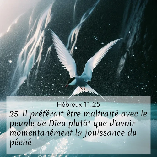 image nature avec verset biblique de la Bible