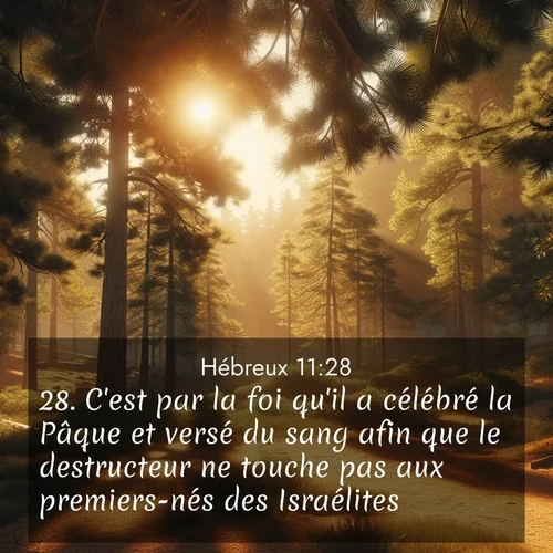 image nature avec verset biblique de la Bible