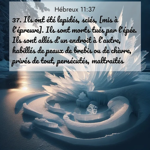 image nature avec verset biblique de la Bible