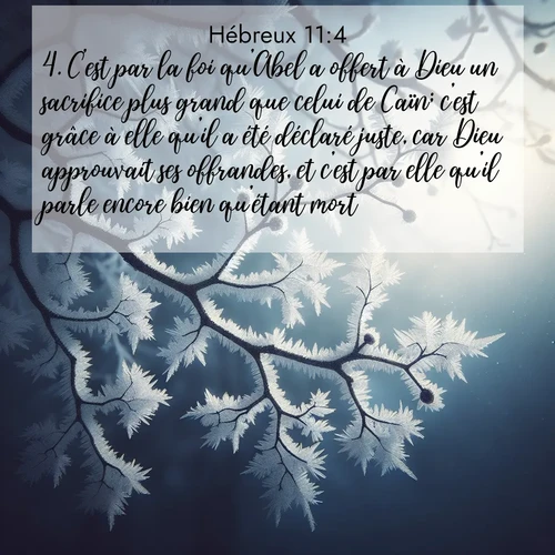 image nature avec verset biblique de la Bible