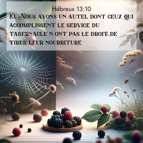 image nature avec verset biblique de la Bible