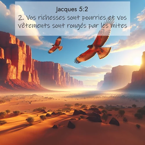Segond21 Jacques  ; image nature: image avec le verset biblique :Vos richesses sont pourries et vos vêtements sont rongés par les mites. ;  ; 5:2