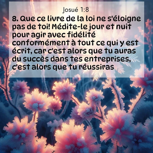 image nature avec verset biblique de la Bible