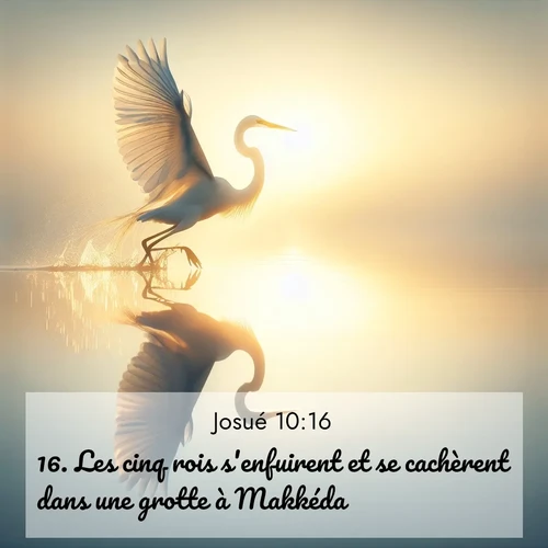 Segond21 Josué  ; image nature: image avec le verset biblique :Les cinq rois s&#039;enfuirent et se cachèrent dans une grotte à Makkéda. ;  ; 10:16
