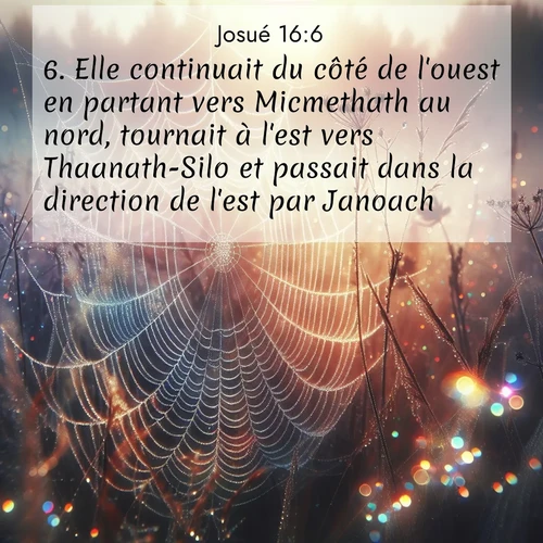 image nature avec verset biblique de la Bible