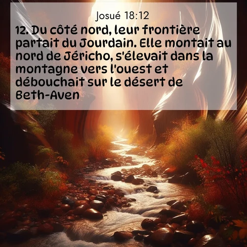 image nature avec verset biblique de la Bible