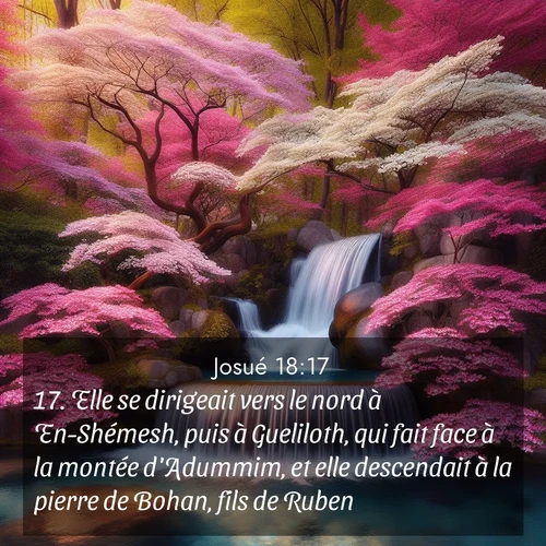 image nature avec verset biblique de la Bible