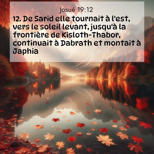 image nature avec verset biblique de la Bible