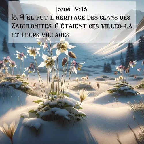 image nature avec verset biblique de la Bible