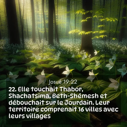 image nature avec verset biblique de la Bible