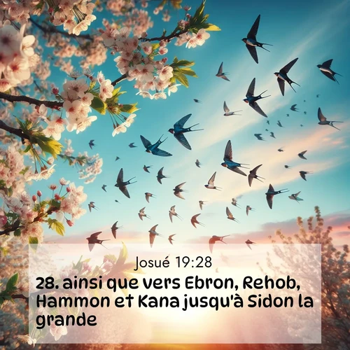 image nature avec verset biblique de la Bible