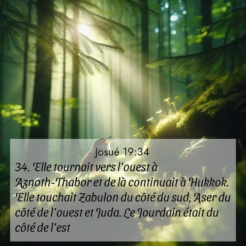 image nature avec verset biblique de la Bible