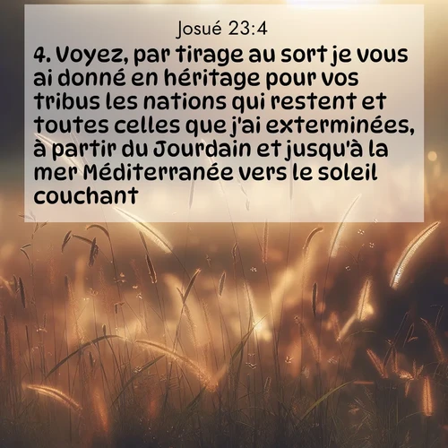 image nature avec verset biblique de la Bible