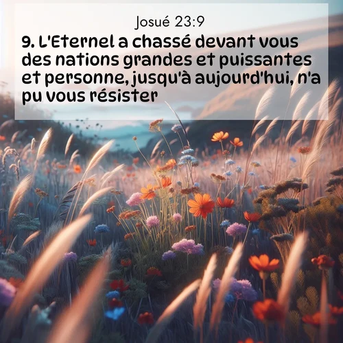 image nature avec verset biblique de la Bible