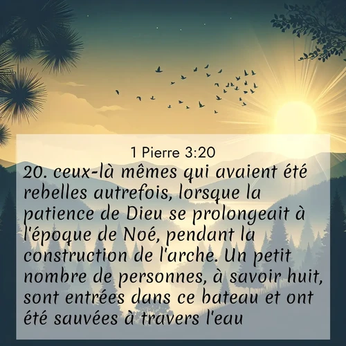 image nature avec verset biblique de la Bible