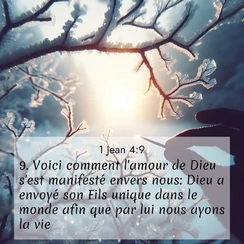 image nature avec verset biblique de la Bible