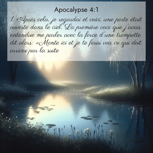 image nature avec verset biblique de la Bible