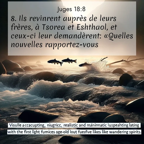 Segond21 Juges  ; image nature: image avec le verset biblique :Ils revinrent auprès de leurs frères, à Tsorea et Eshthaol, et ceux-ci leur demandèrent: «Quelles nouvelles rapportez-vous?» ;  ; 18:8