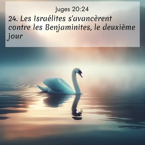 Segond21 Juges  ; image nature: image avec le verset biblique :Les Israélites s&#039;avancèrent contre les Benjaminites, le deuxième jour. ;  ; 20:24